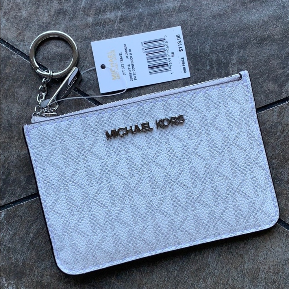 Jet Set Travel Sm TZ Coinpouch W ID Leather Alumin - Picture 10 of 16